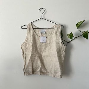 NWT Parachute 100% linen tank top